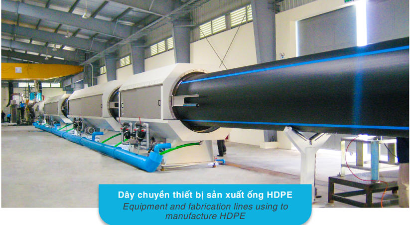 Dây chuyền sản xuất ống nhựa hdpe bình minh