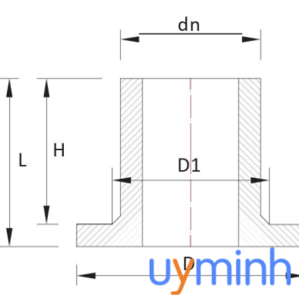Đầu bích hàn đúc/Bu nhựa