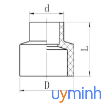 Côn thu HDPE hàn nối trong