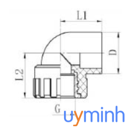 Cút ren trong  HDPE hàn nối trong