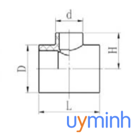 Tê  thu HDPE hàn nối trong