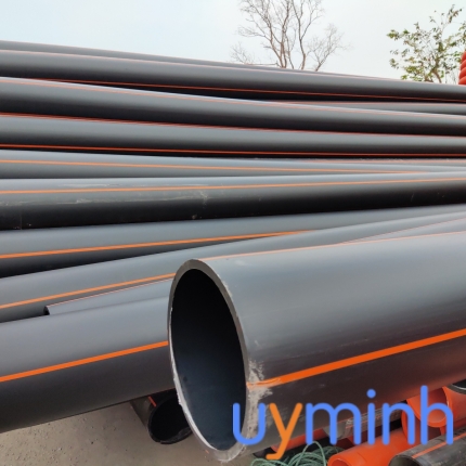 Ống điện trơn HDPE fi 90 màu cam