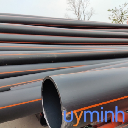 Ống điện trơn HDPE fi 250 màu cam